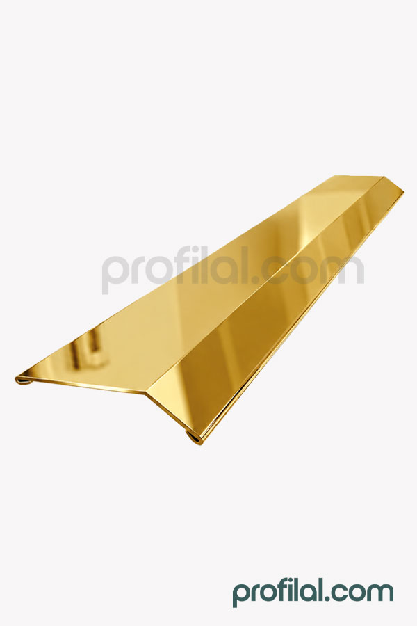 Paslanmaz Çelik Kot Farkı Profili Gold Parlak