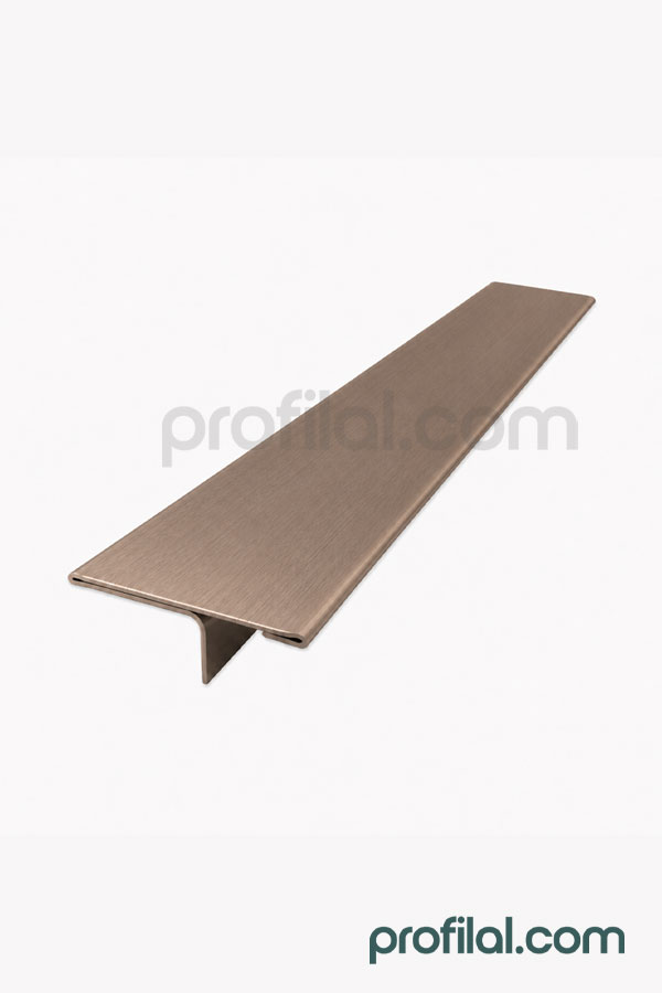 Paslanmaz Çelik T Parke Profili - Mat Bronz Paslanmaz Çelik T Parke Profili - Mat Bronz