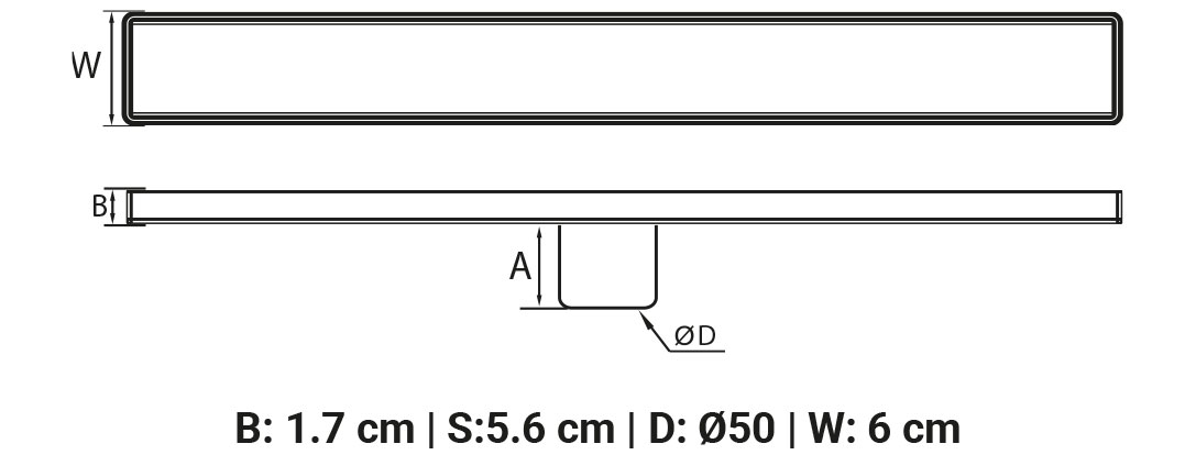 lineer-dus-kanali-teknik-cizim